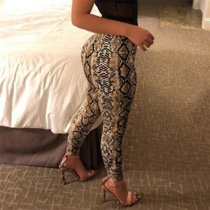 Snake Print Leggings
